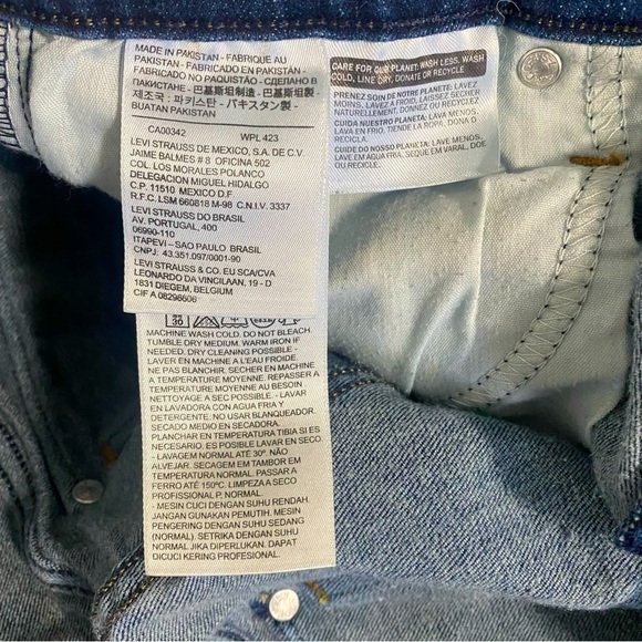 Levi’s 515 Bootcut Jeans Women’s Size 16L - W33 L34 Dark Wash Kicker Western EUC - Picture 4 of 7